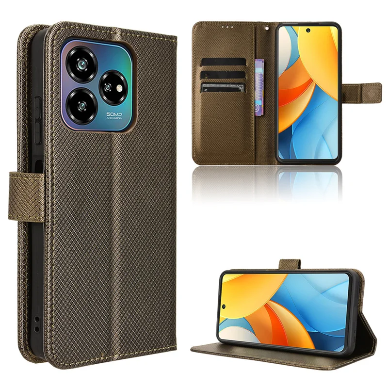 Suitable For ZTE Blade V60 Vita diamond Wallet magnetism Luxury Leather for ZTE Axon 60 Lite Phone Bags case