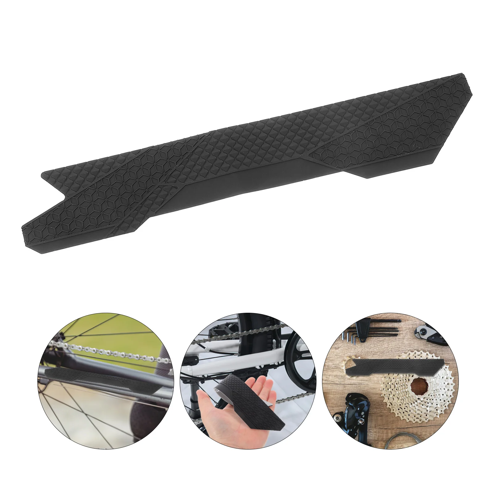 

Chain Protector Bicycle Chainstay Protective Cover Frame Bike Silica Gel Guard Sticker