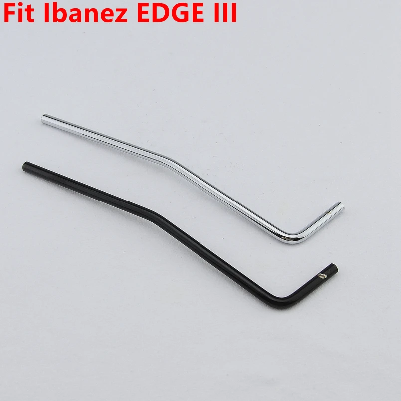 1 Piece Electric Guitar Tremolo System Bridge Arm For IBZ EDGE III /  SAT Pro II / FAT 10 Black/Chrome Silver Guitar Parts