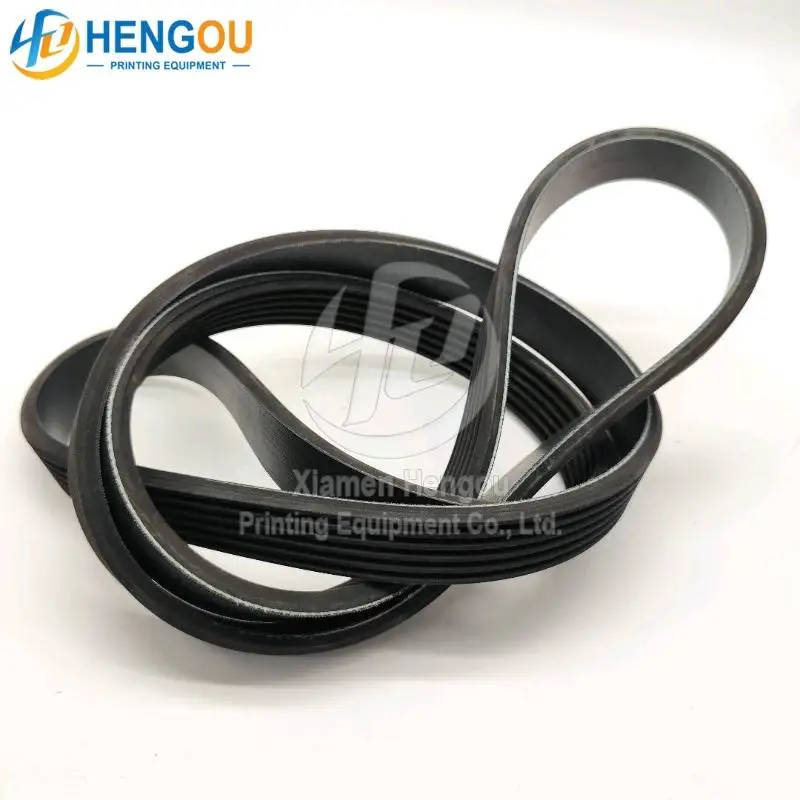 POLY-V BELT PL6 28.2 Black Roller Washing Machine Belt for printing machine parts high quality 2049mmx7mm