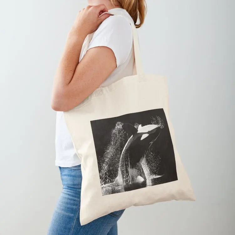 

Killer Whale - Back In Black Tote Bag bag luxury women tote bag women hand women