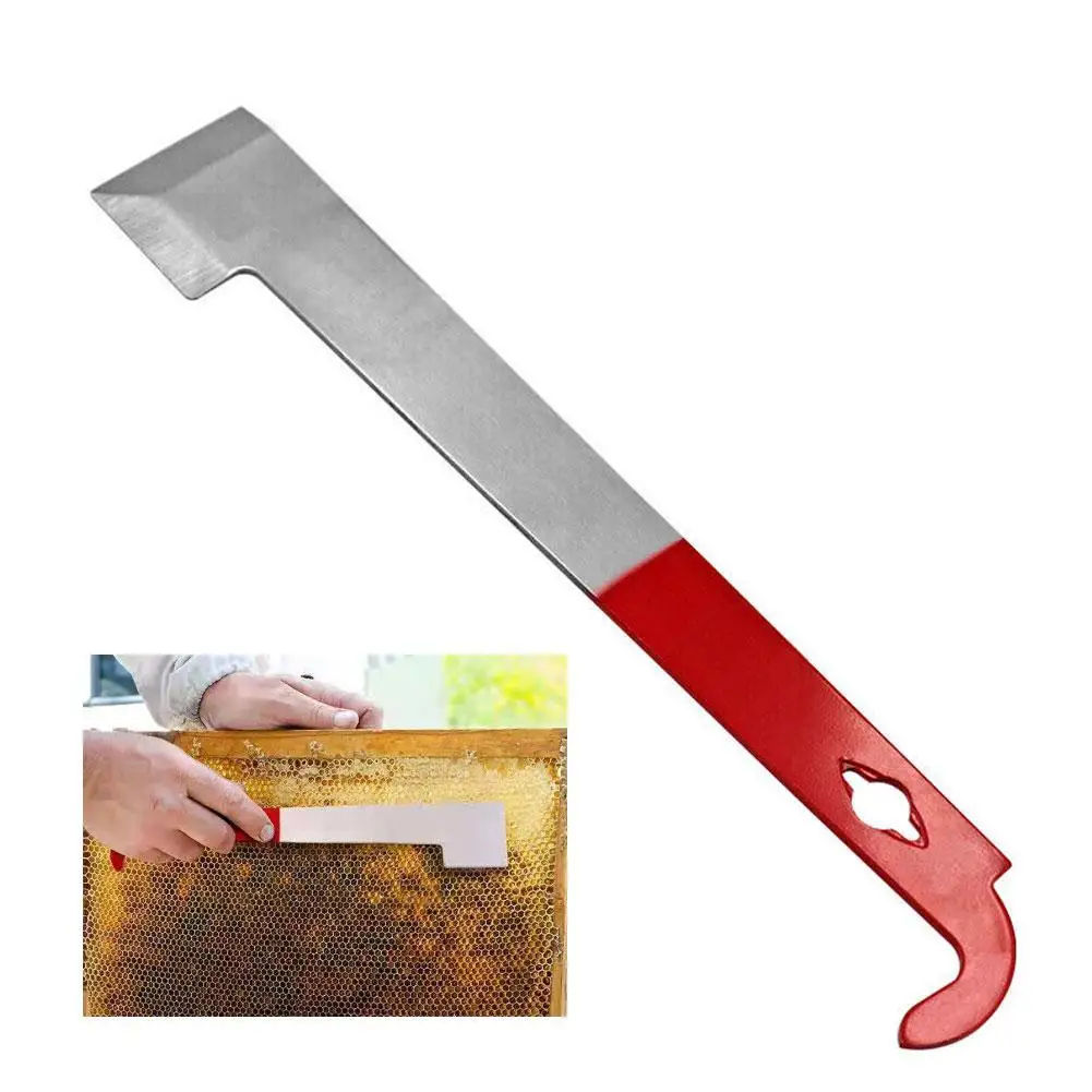 Beekeeping Tools 26.5cm J Shape Hook Beekeeper Tool Scraping Knife Frame Lifter And Scraper Stainless Bee Hive Tool