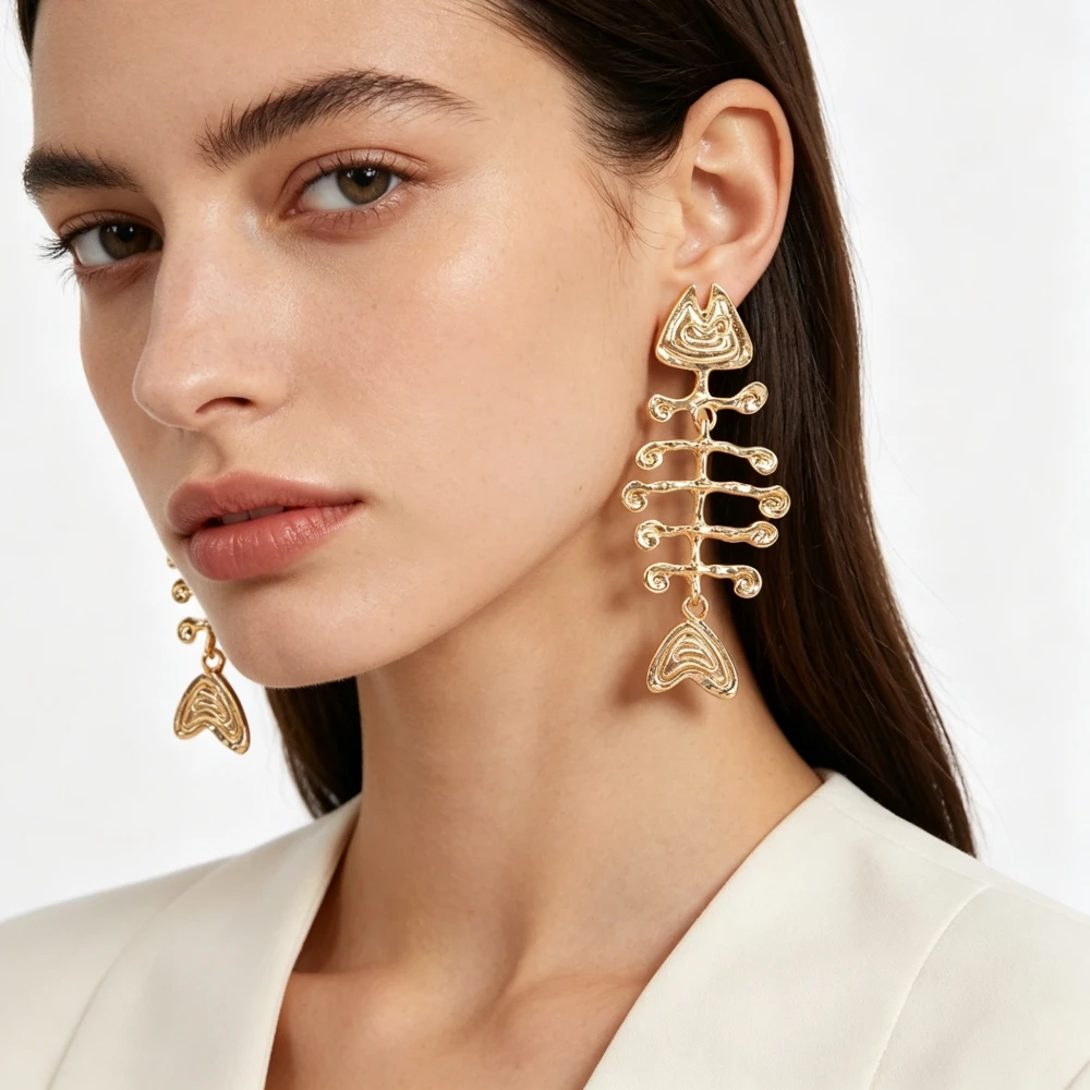 Brincos Longos Pendentes de Me - Ethnic Fashion India avaliação e preço