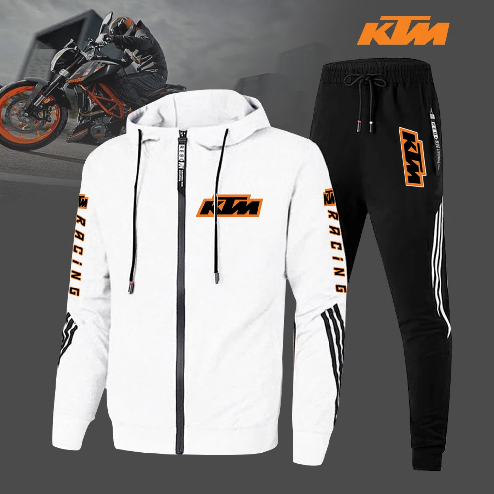 New Fashion Sports Men\'s Cycling Motorcycle Racing KTM Set High Quality Outdoor Bicycle Set KTM Clothing Men\'s 2024