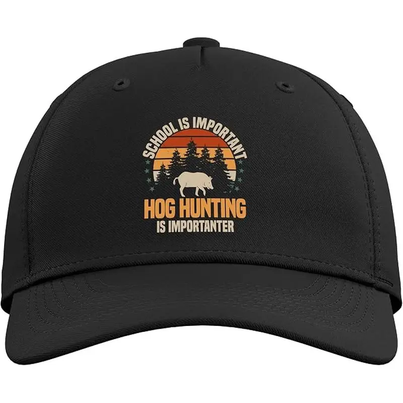 Hog Hunting Boar Feral Pig Hunter Huntsman Adjustable Baseball Hat