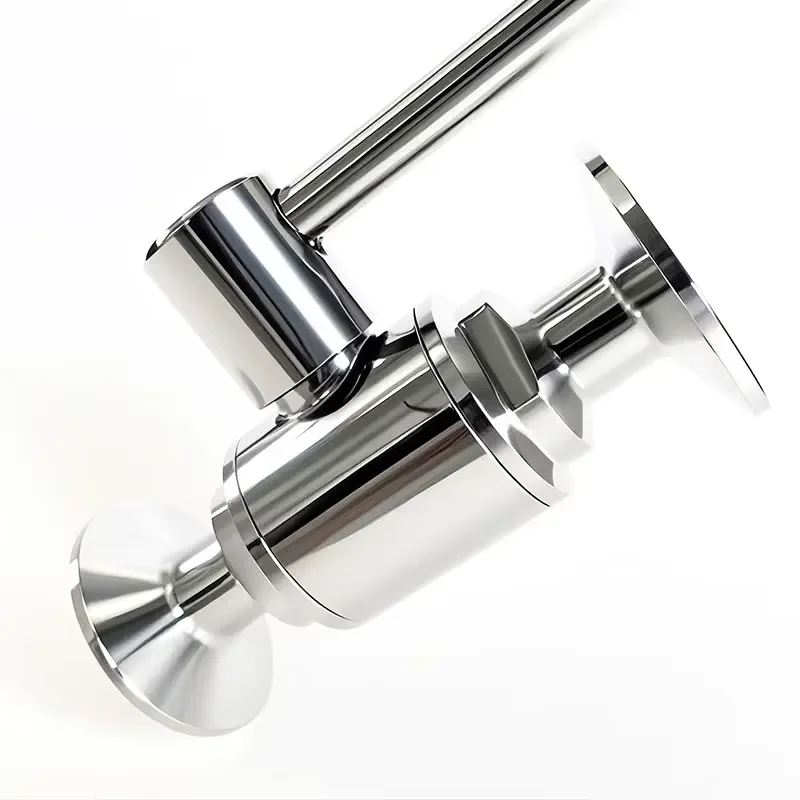 304 Stainless Steel Ball Valve Manual Quick Load Handle Food Grade Straight Through Water Pipe Clamp Fitting Industrial Use