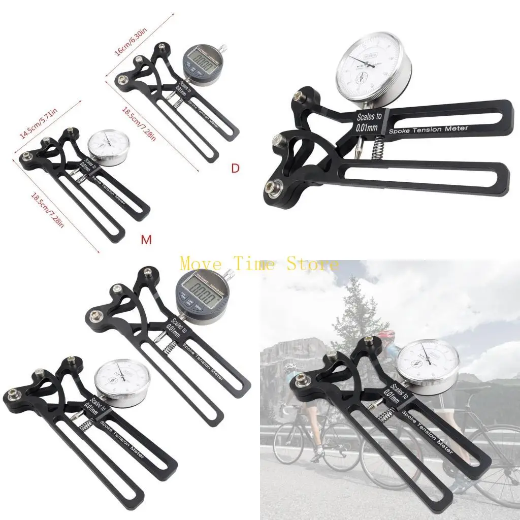 92ME Mechanical/Electronic Tension Meter Bike Wheel Spokes Checker Bike Repair Tool
