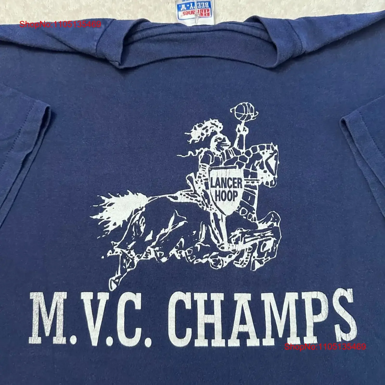 Vintage 1990s Lawrence Lancers Massachusetts High School Basketball T shirt L XL vintage Washed Comfortable Versatile Stretched