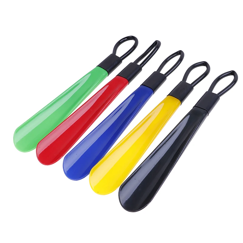 1Pc Plastic Long Handle Shoehorn Portable Craft Shoes Accessories 28cm