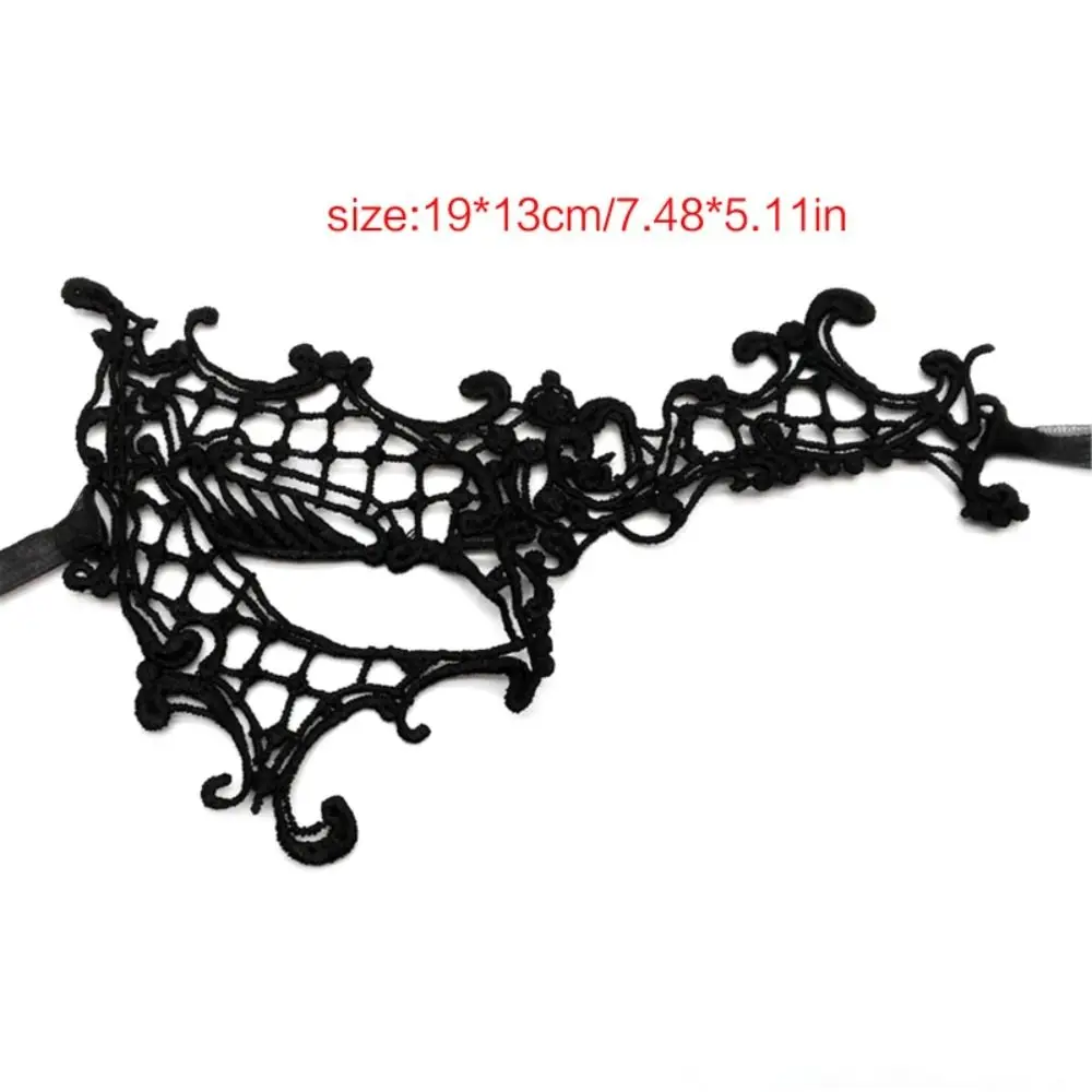 Nightclub Venice Mask Lace Eye Mask Party Supplies Makeup Cosplay Prom Props Hollow Out Half Face Mask Women