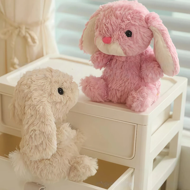 ตุ๊กตากระต่ายเยลลี่น่ารัก ขนาด 25 ซม. 35 ซม. ของเล่นตุ๊กตาสัตว์นุ่ม ของขวัญวันหยุดสำหรับเด็กผู้หญิง ผู้หญิง ของขวัญวันเกิด