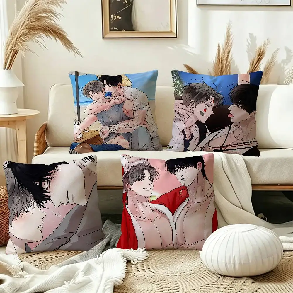 unsleep bl Anime Maple Design Cushion Cover Happy Autumn Harvest decor Holiday Decorati Pillow Cover