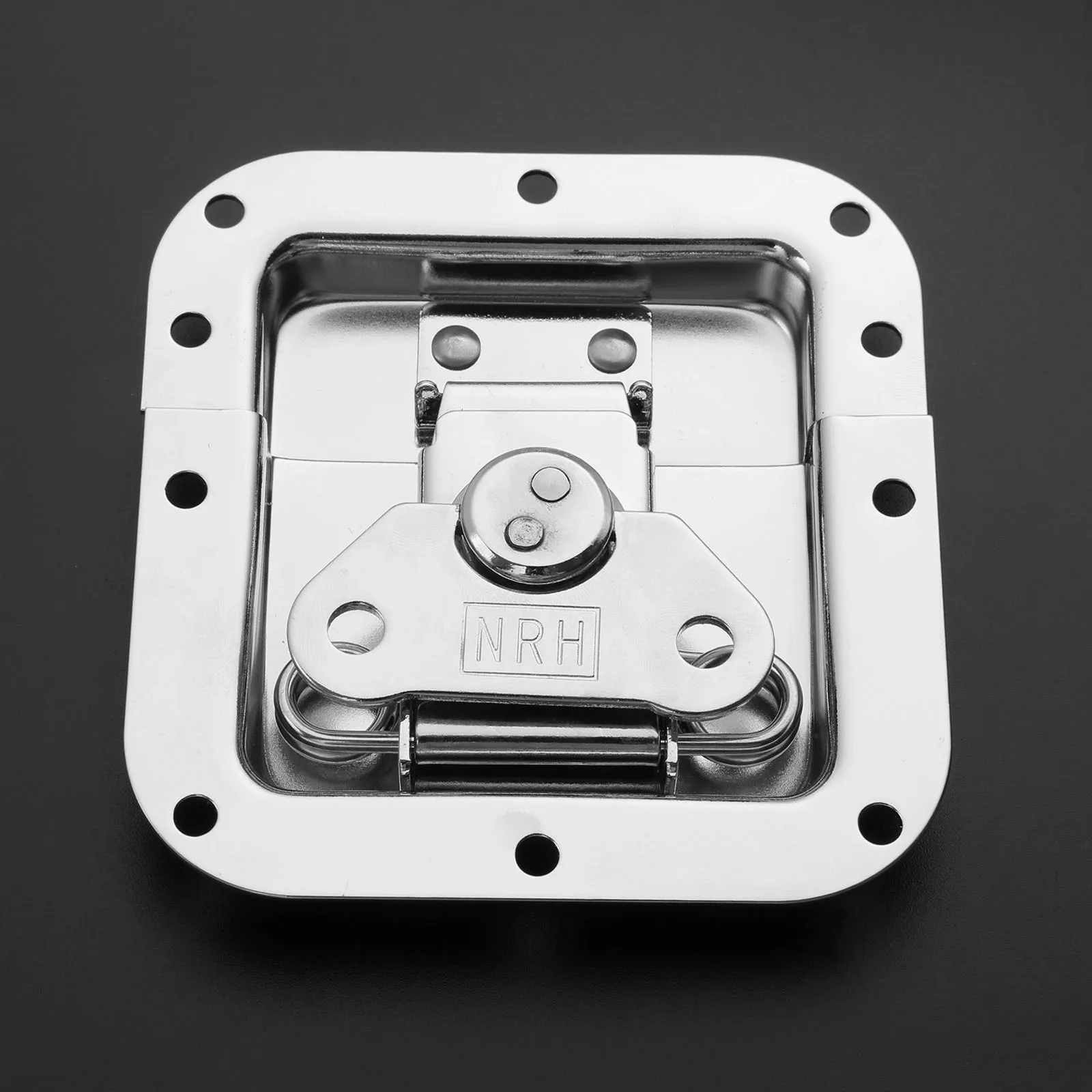 1PC Spring Loaded Butterfly Latch Heavy Duty Air Box Lock Suitable For Toolbox Equipment Box Flight Case Lock Hole Diameter 5mm