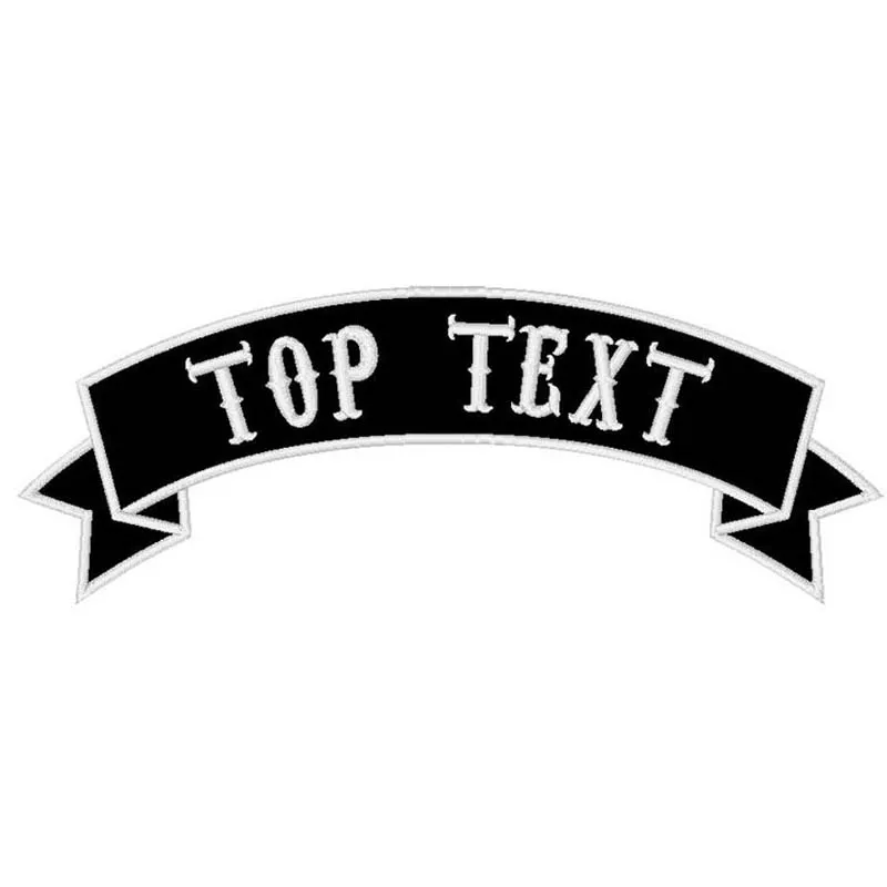 1PC 330MM Wide CUSTOM TOP SEW ON MOTORCYCLE EMBROIDERED MC ROCKER BIKER VEST CUT PATCH