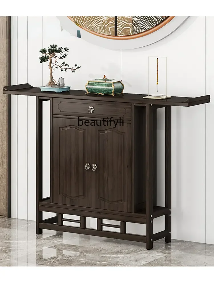 

Y zq Entrance Cabinet Hallway Aisle Ruijing Decorative Table Household Economical over Narrow Strip Table Small Table