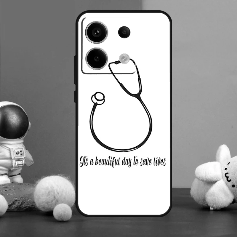 Doctor Nurse Medical Medicine Health Case For Xiaomi Redmi Note 9 10 11 12 13 Pro Plus 12S 11S 10S 9S Remdi 12 13 C 9C 10C Cover