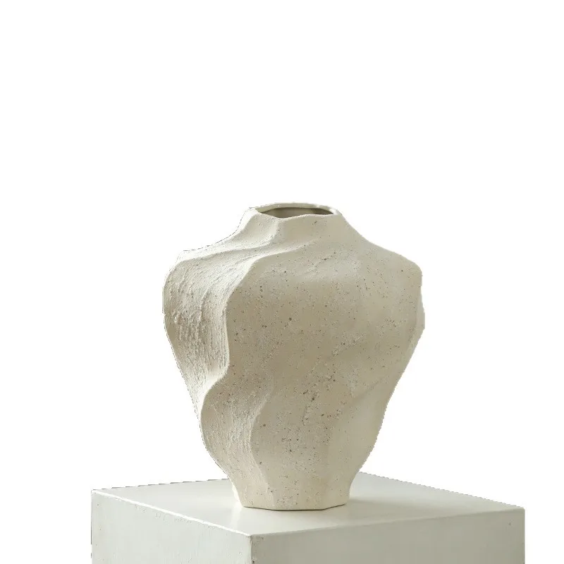 

Pottery pot Jingdezhen ceramic vase ornament entrance decoration flower utensil wabi sandy wind