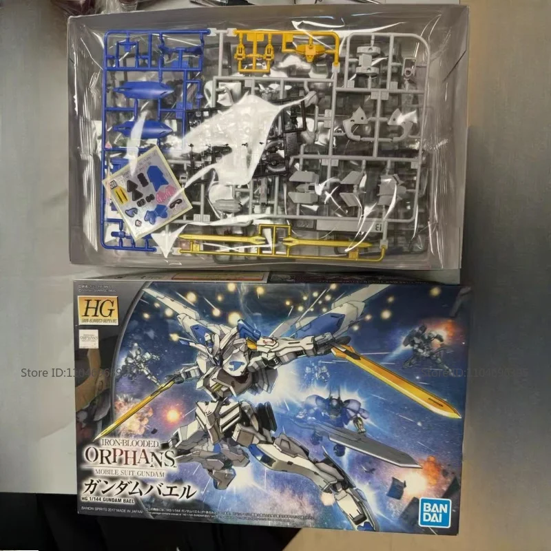 재고 있음 새 상품 반다이 HG 1/144 건담 베일 마오 인기 컬렉션 조립 메카 피규어 장난감 휴일 이동식 인형 선물