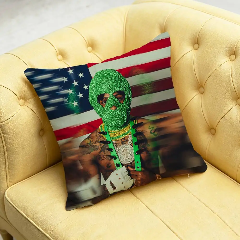 30cm 50cm 45cm DIY Square Pillowcase Square Office Cushion Cover For Y-YoungBoy MASA Slime Cry ML2 Throw Pillow Case