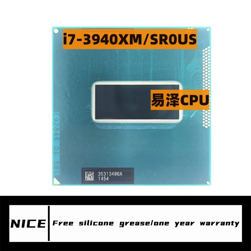 

Core i7-3940XM i7 3940XM SR0US 3.0 GHz Used Quad-Core Eight-Thread CPU 8M 55W Socket G2 / rPGA988B