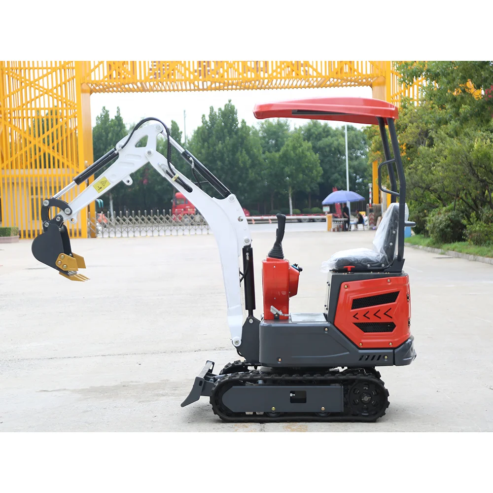 Hydraulic Bagger Clamshell Shovel Small Dig Machine Compact Crawler Thumb Pelle Digger Mini Home Excavator