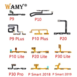 Teclas de botão liga/desliga para huawei p30 p20 pro p10 p9 plus lite p inteligente 2018 botões de volume silencioso fita cabo flexível