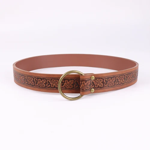 Imagen 2 del producto Accesorios renacentistas, cinturón de cuero PU en relieve vikingo Medieval, riñonera, correa colgante, botella de poción, Cosplay, Halloween, 5 uds.