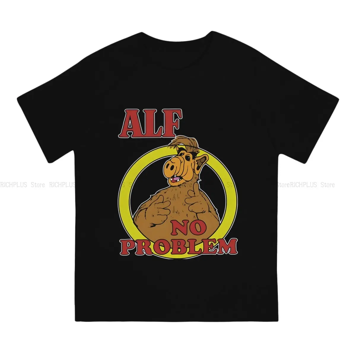 Gordon Shumway TV Sitcoms TShirt For Male ALF The Animated Series Clothing Fashion Polyester T Shirt Soft