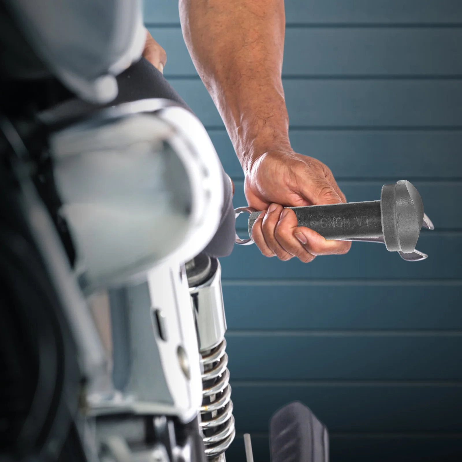 دراجة نارية المكبس دبوس النازع مزيل مجتذب مجموعة أدوات العالمي الصلب الأسود DIY بها بنفسك إصلاح متجر دراجة نارية Atv اسطوانة قفل #2