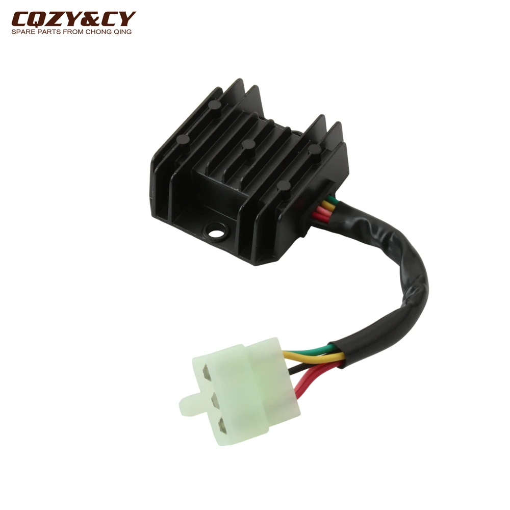 Voltage Regulator Rectifier 5 Wires 5 pin 12V for KYMCO Agility 2T R16 10 Rs Naked 2T 10 Like 2/4T 09 Super 8 2/4T 07-09 50cc