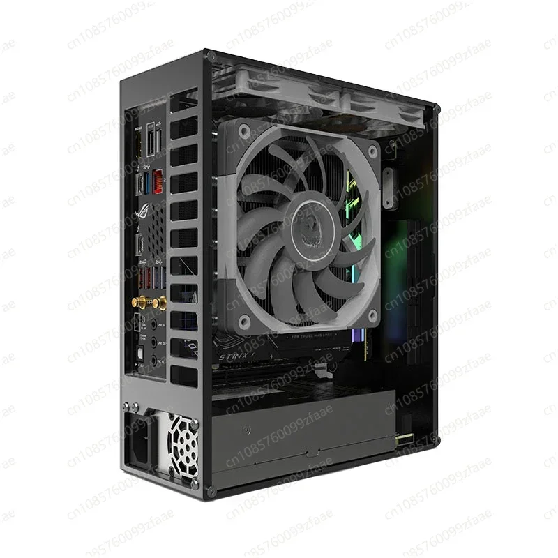 [4 liters ultra-thin] Spot Lzmod A24-V3 ITX chassis - all aluminum alloy/1U power supply/nuclear display dedicated
