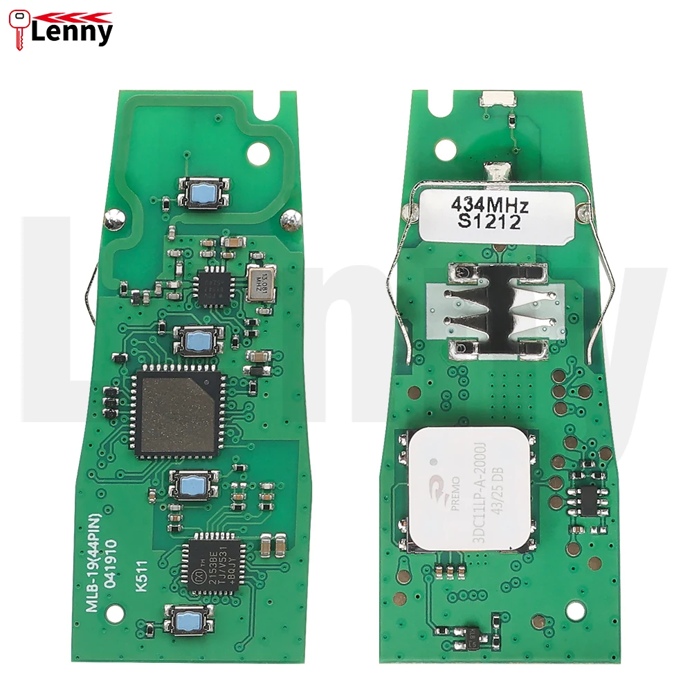 Lenny For Porsche Cayenne Taycan Panamera 911 MLB System Car Smart Key KEYDIY Original Plan Board with Logo MLB19 434MHz 5M-Chip