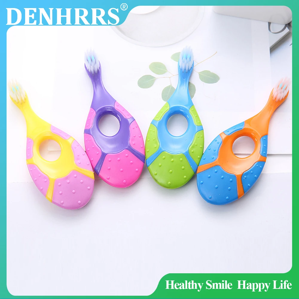 2pcs/Pack KidsToothbrush Children With Soft Bristles BPA-Free Toddler Toothbrush Training Deciduous Teeth Toothbrush