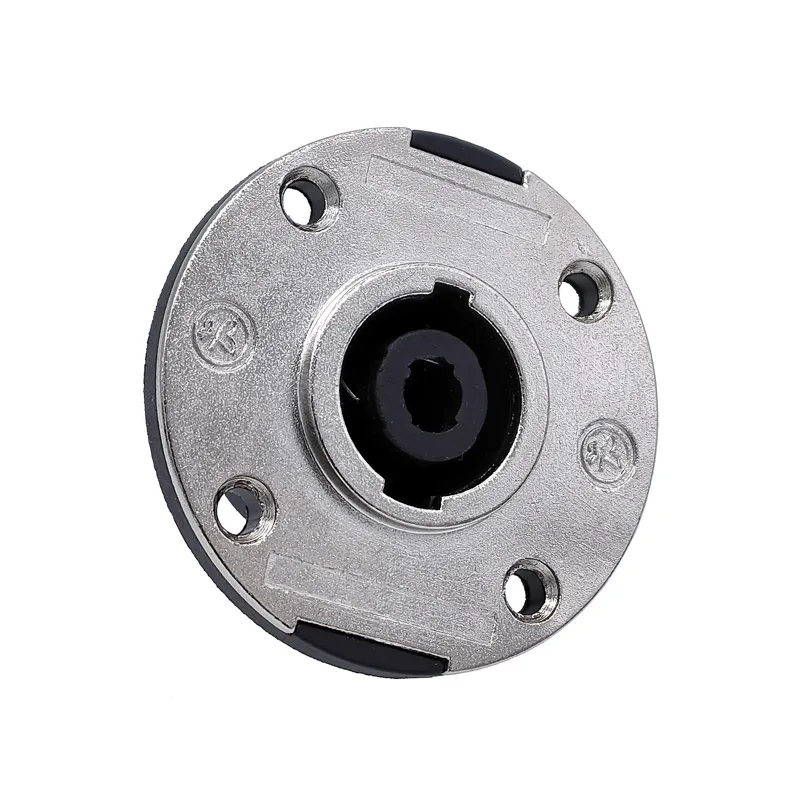 The Four Core Speakon Connectors Type Socket For 4 Pole Plug Famale Audio Connector 4-Core Socket Round Base 4 Pin