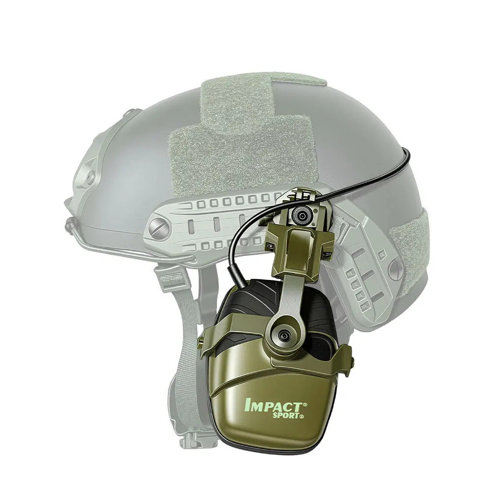 Impact Sport Electronic Shooting Headset Helmet Mounted Ver Hunting Pickup Noise Reduction Hearing Protection Tactical Headset