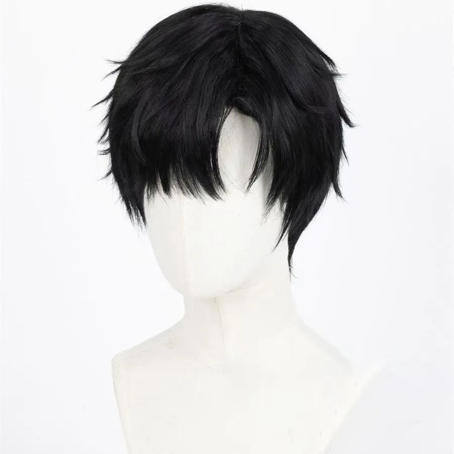 Peluca de Cosplay para "Deep Space Love" Li Shen y Xiao Yi con simulación realista del cuero cabelludo, peinado de Anime