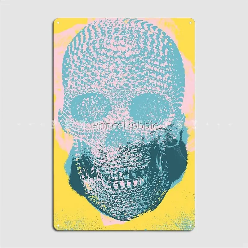 Skull Poster Metal Plaque Pub Pub Garage Vintage Mural Painting Tin Sign Posters