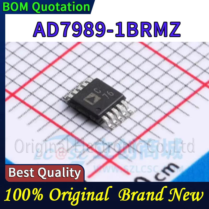 10pcs/lot AD7989-1BRMZ  Original  In stock High quality