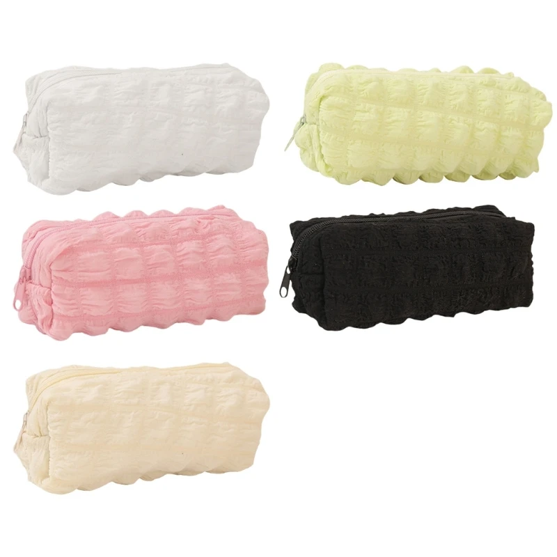 Pencil Case Puff Pencil Bag Pen Case Large Capacity Stationery Bag for Student