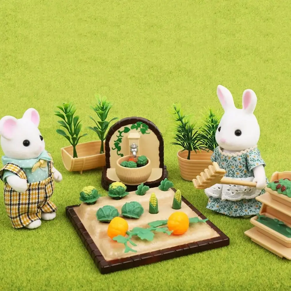 دمية مع أثاث ميكروفيلم للفتيات ، عائلة ، حمام ، مطبخ ، غرفة طعام ، سرير ، خزانة ملابس ، منزل لعب نموذجي ، هدية عيد ميلاد