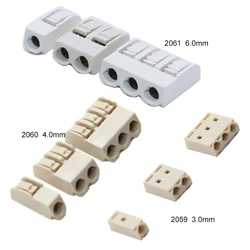 10pcs SMT 2059 3.0mm 2060 4.0mm 2061 6.0mm Pitch Reflow 270degree LED Lighting SMD PCB  Wire Terminal Block Connector