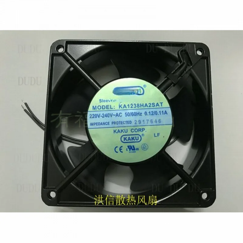 

D D D 1 шт. для вентилятора KAKU KA1238HA2SAT AC 220 В-240 В 12038 12 см 2-проводной охлаждающий вентилятор/