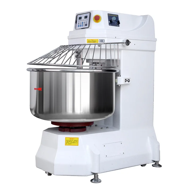 Large 125kg commercial dough blender, two-speed double-action vertical dough blender, dough blender