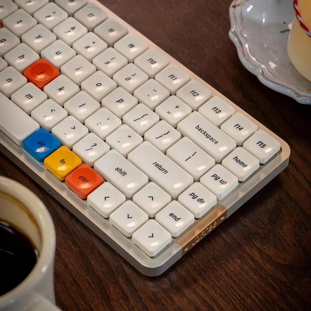 Time Machine Theme Low Profile Keycap PBT Custom Ultra-thin  Keyboard Cap Original Office Gaming KeyCap for Mechanical Keyboard
