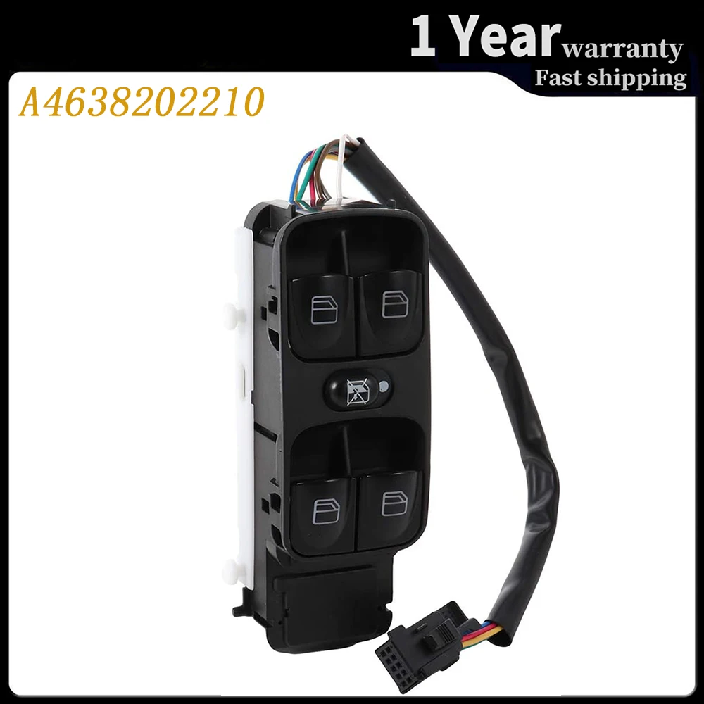 For Mercedes-Benz W463 G500 G550 Front Left Side Control Window Lift Switch Regulator Button 4638202210 A4638202210