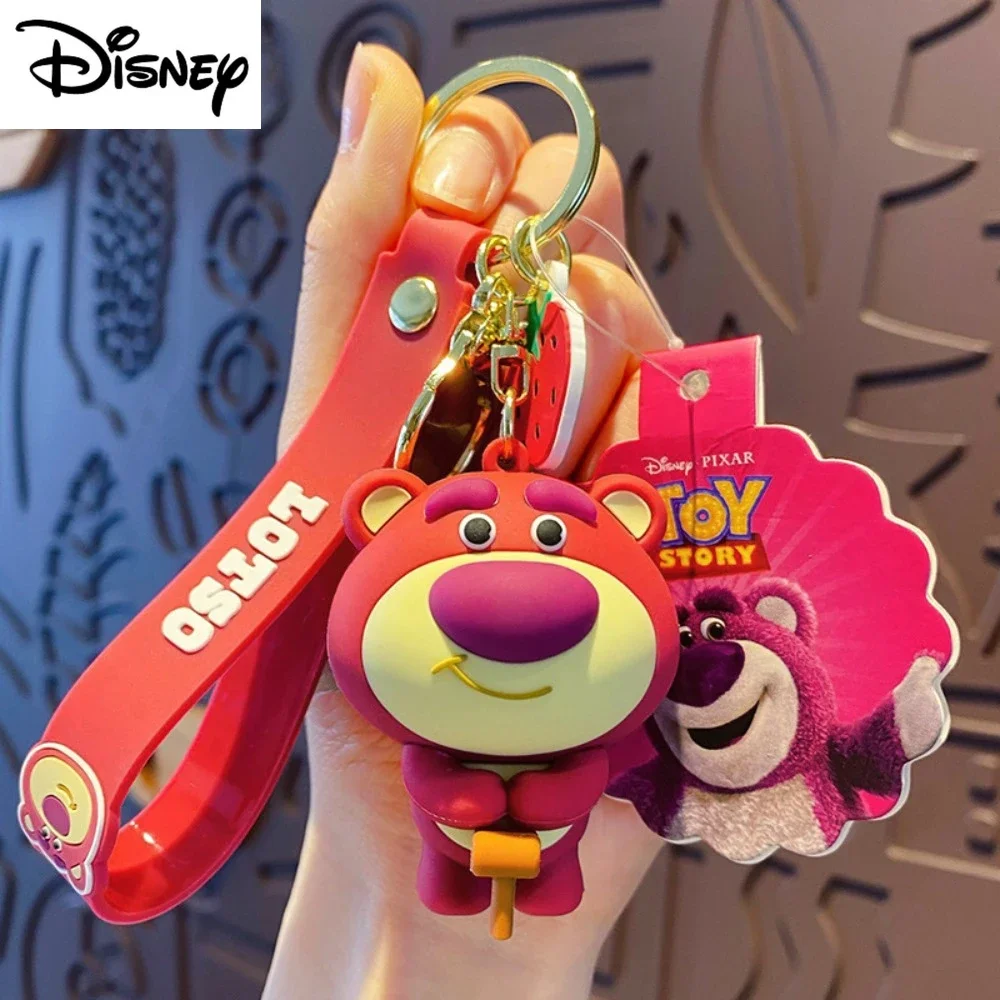 Cute Strawberry Bear Keychains - Adorable Minnie & Mickey Plushies! Disney Charms for Bags, Donald, Goofy & Daisy. Shop Now!