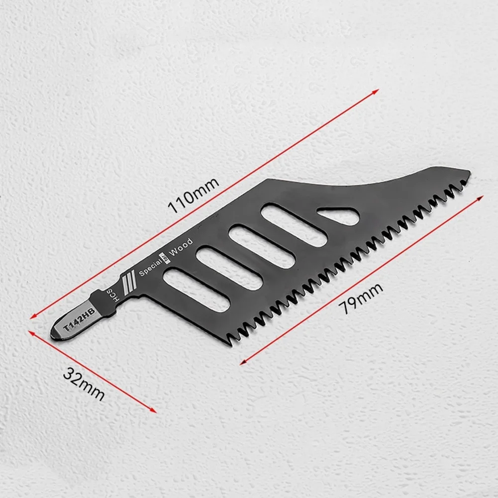 Flush Cutting Jigsaw Blade Set Fatigue Resistance Improved Tooth Geometry Approx.110x32x79mm 4.33*1.26*3.11 Inch