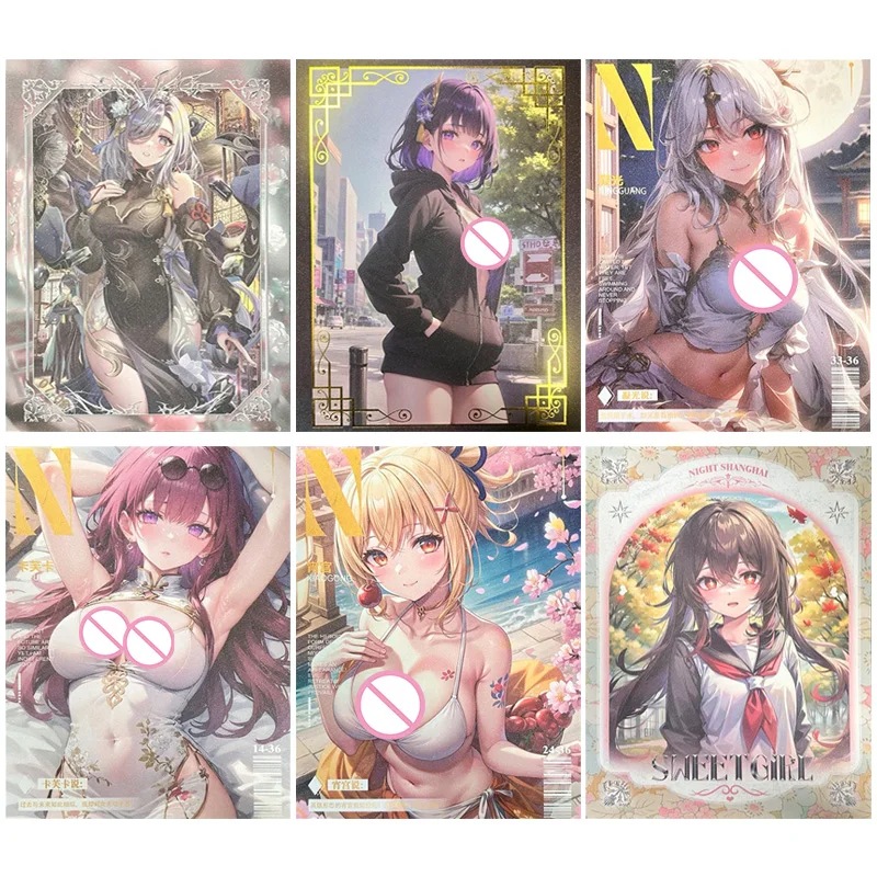 

Аниме История Богини Kafka Raiden Shogun Furina Ningguang Shenhe Keqing Коллекционная карта Рождественские подарки на день рождения Детские игрушки