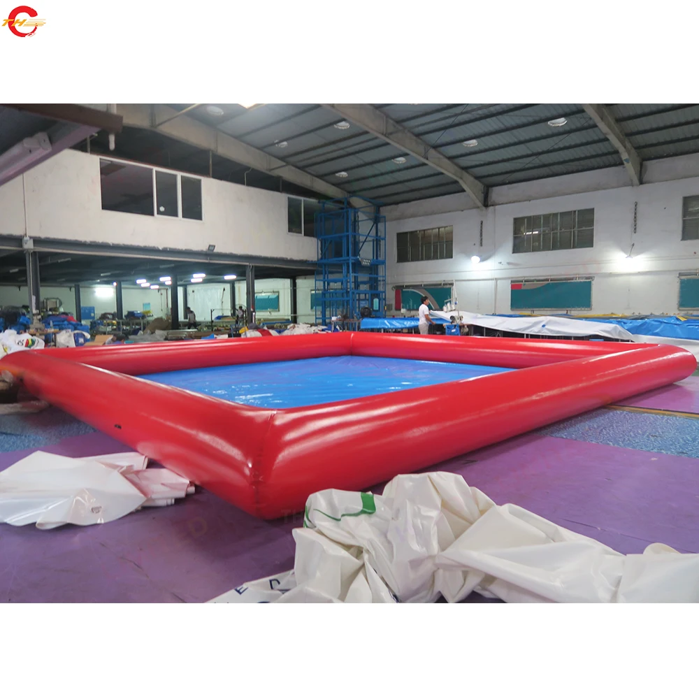 Free Door Shipping 8x6m Inflatable Swimming Pool Water Pools for Paddle Boat Playground