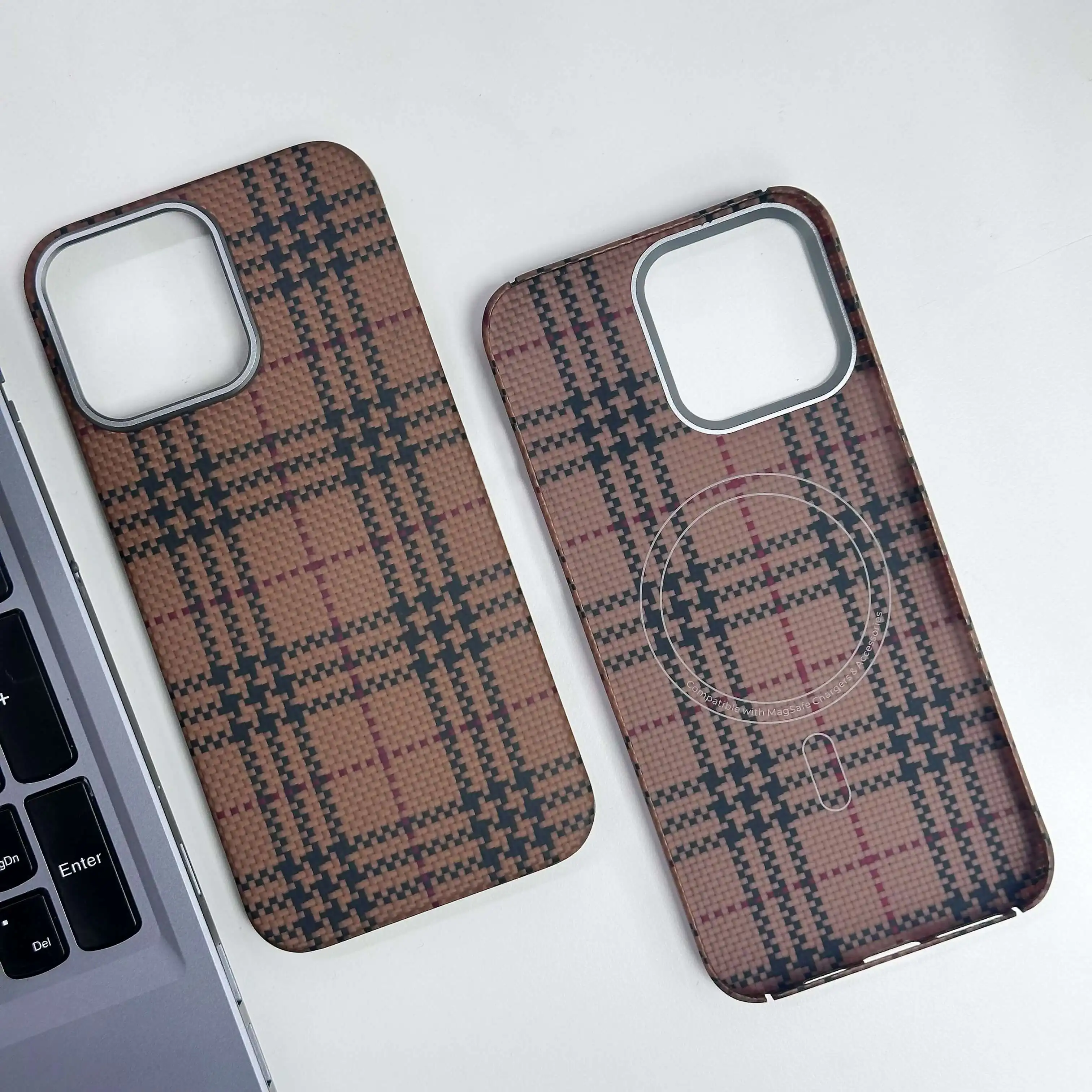 JEXO For iPhone 16 ProMax Kevlar Aramid Fiber Case 600D 1500D Magnetic Magsafe Cover Full/Half Bumper Thin Hard Shell Shockproof